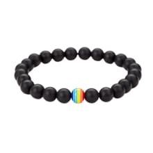 Product image of Black Bead Pride Bracelet
