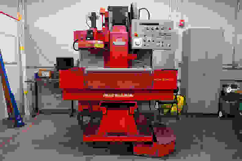 A large milling machine.