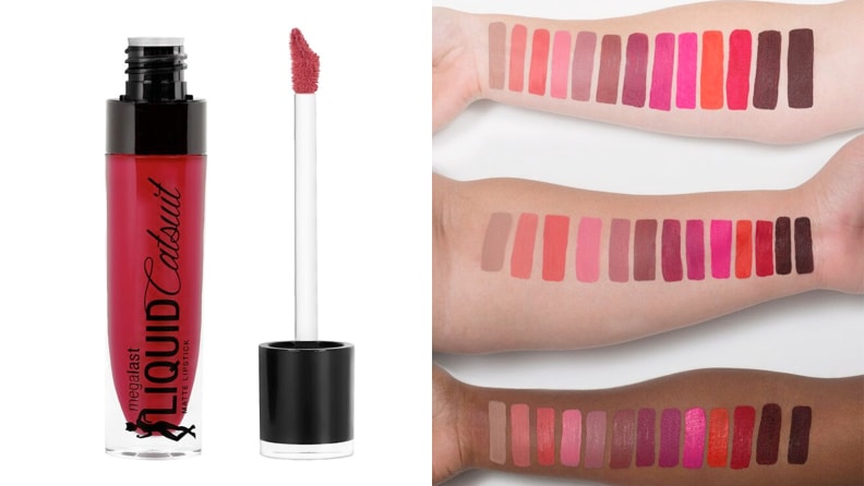 A photo the Wet n Wild Megalast Liquid Catsuit Matte Lipstick.