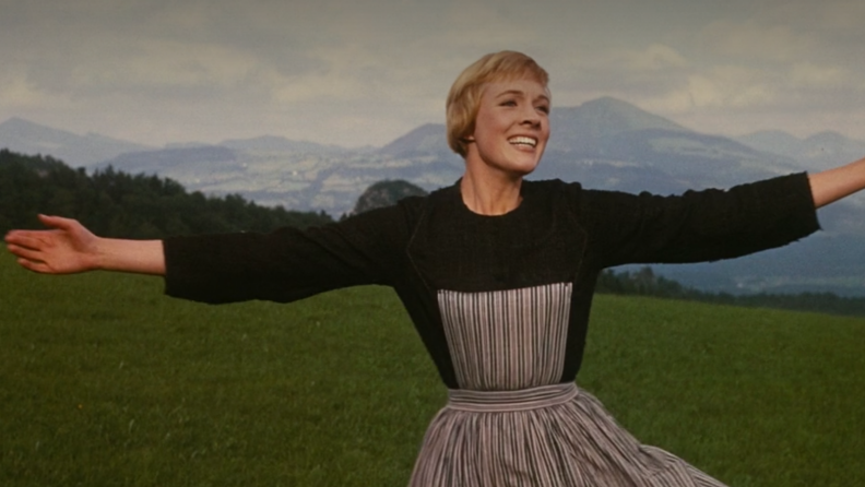 A still from the film The Sound of Music.