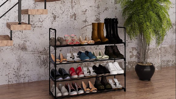 Homebi 4-Tier Shoe Rack