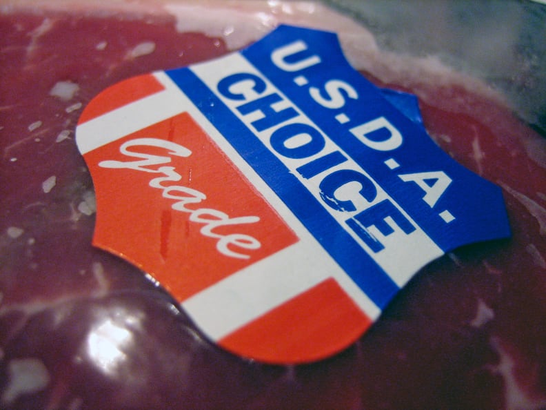 Choice Grade Beef Shield Emblem