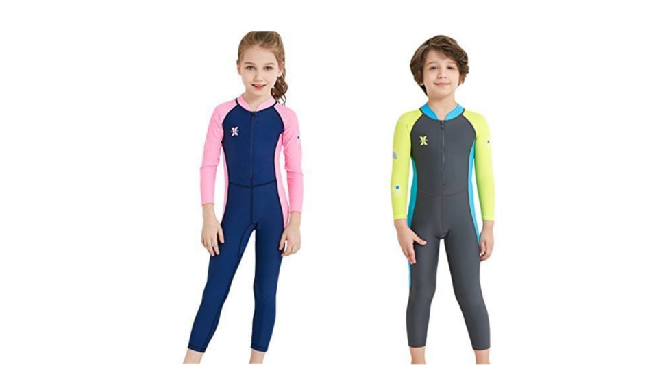 DIVE & SAIL Kids One Piece Long Sleeve Rash guard