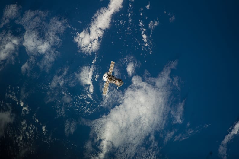 Soyuz Departs from ISS