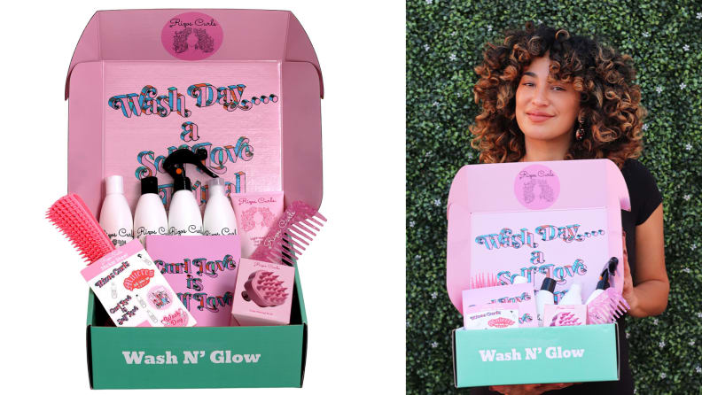 A package of haircare.