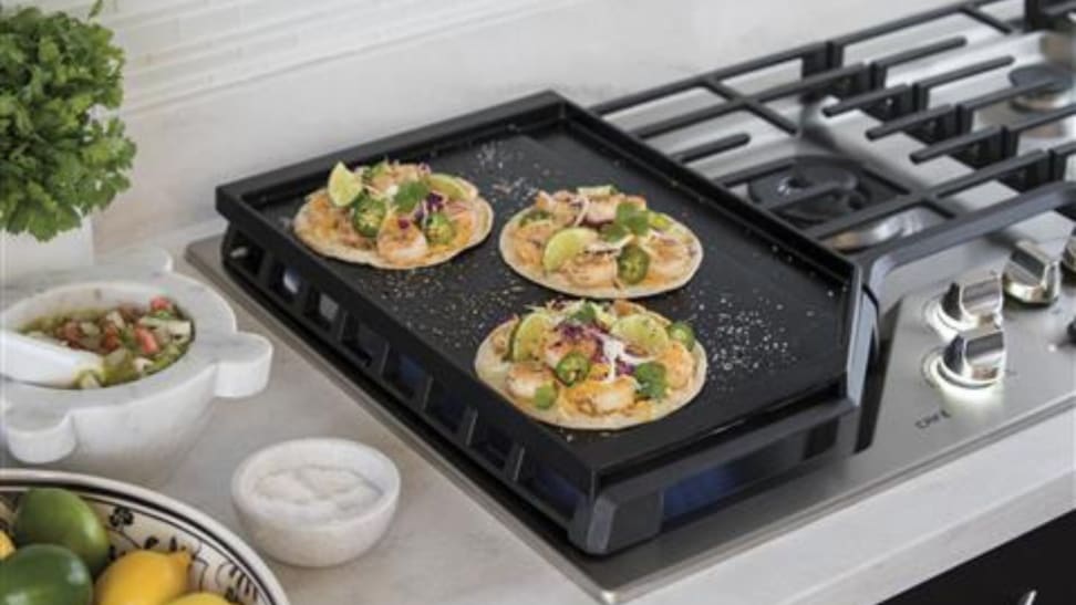 Ge Cafe Cgp9536slss Gas Cooktop Review Reviewed Ovens