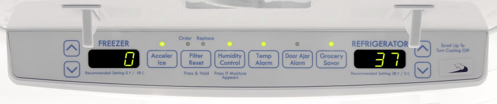 Kenmore 72013 Controls