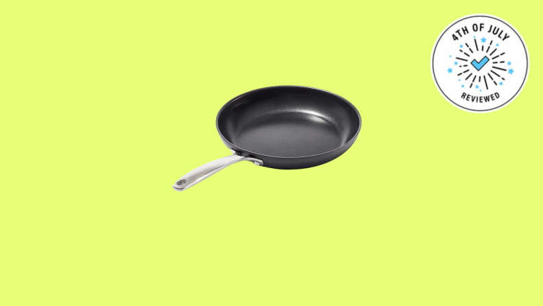A frying pan.