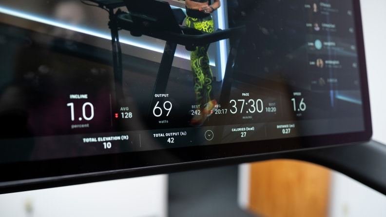 peloton tread metrics