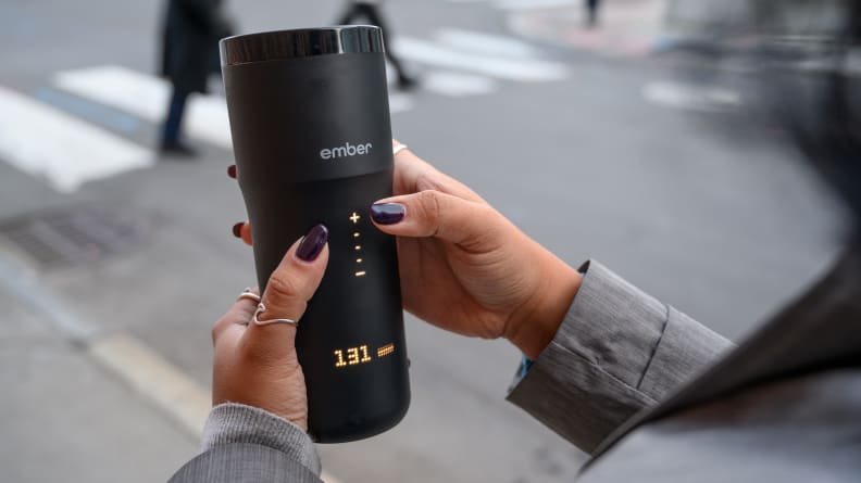 The Ember Travel Mug can keep your drink at the perfect