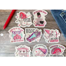 Product image of Funny Valentine’s Day Waterproof Stickers