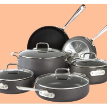 Product image of All-Clad HA1 Hard-Anodized Nonstick 10-Piece Set
