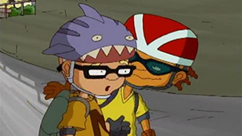 A still from Rocket Power.