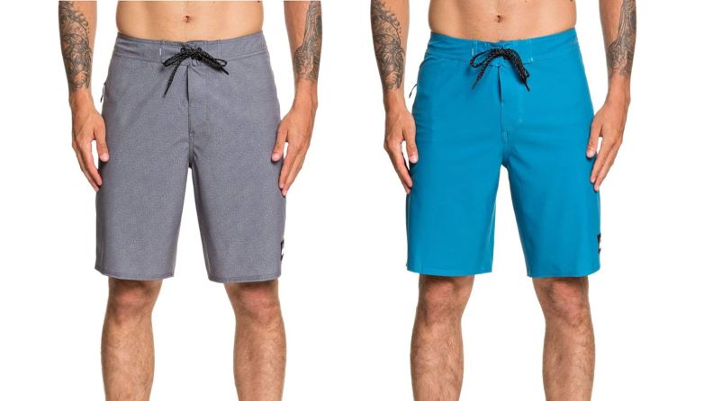 men wearing Quicksilver boardshorts