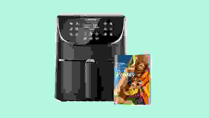 air fryer with recipe book