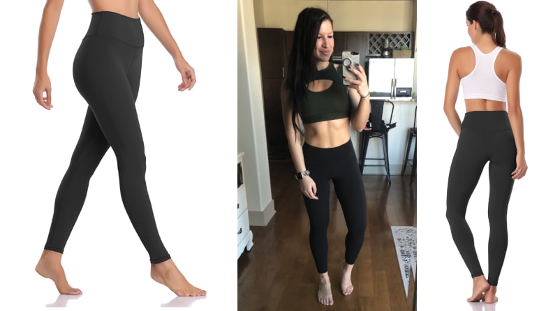 Comparing the  lululemon align legging dupes to the real