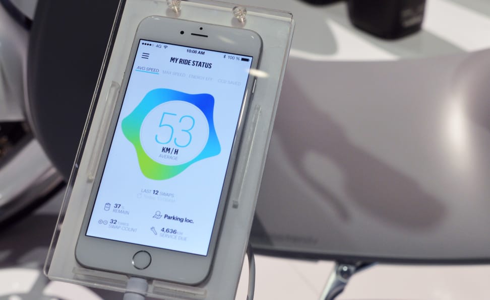 Gogoro App Ride Status