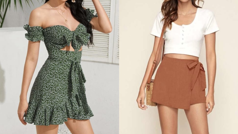 Two @shein_official dresses that's tummy friendly! Which is your fav?