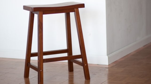 Winsome Saddle Seat 24-Inch Counter Stool