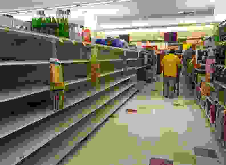 Supermarkets in a storm