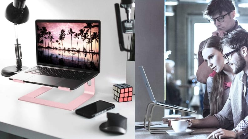 Sleek Laptop Stands designed to eliminate bad posture + boost WFH