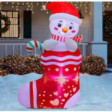 Product image of Juegoal Christmas Inflatables Snowman in Stocking
