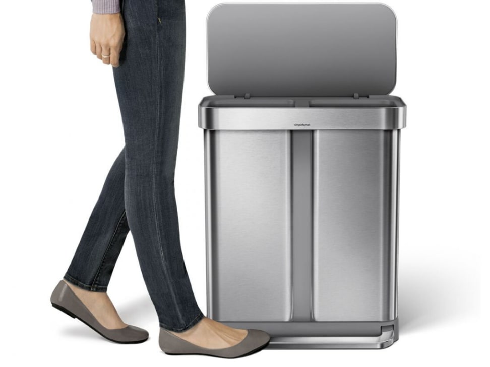 similarity on X: I'M👏🏼AN👏🏼ADULT! Found a rose gold @simplehuman trash  can at @HomeGoodsand told myself 'you already have a perfectly FINE  silver simple human trash can at home.' 😭  / X