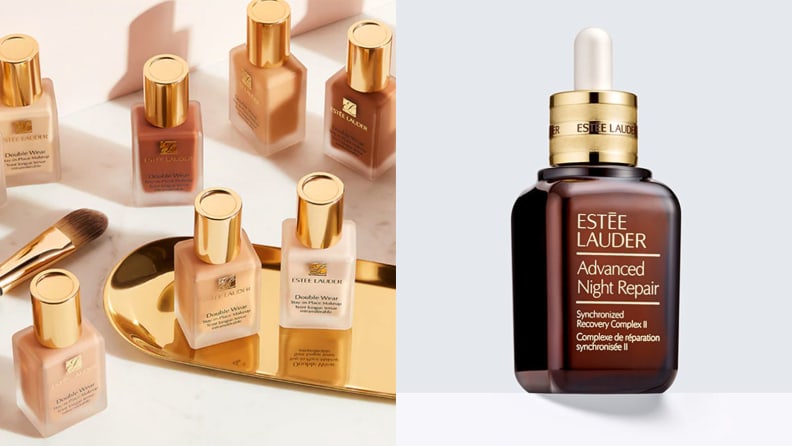 A photo of Estée Lauder products.