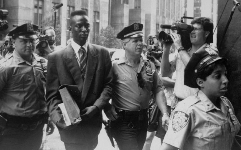 A screenshot from "The Central Park Five," by Ken Burns, David McMahon and  Sarah Burns