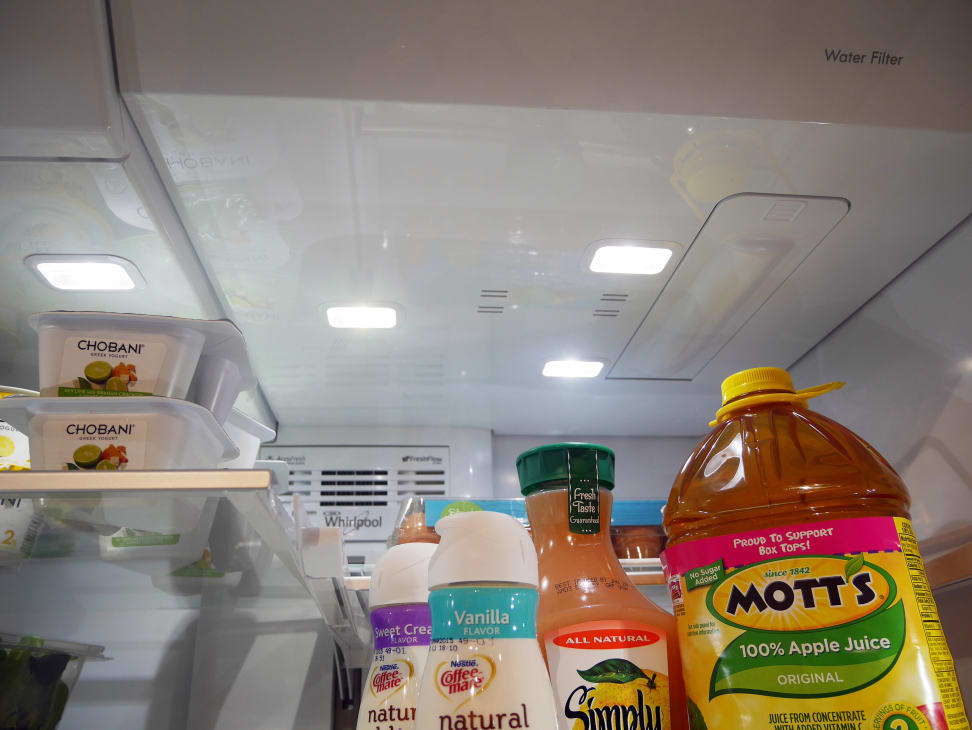 Double Drawer Fridge—Interior Top Lights