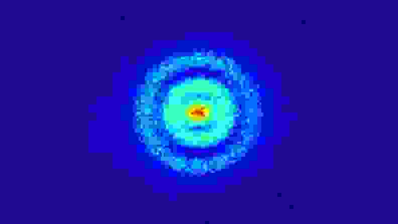 The wave function of a hydrogen atom