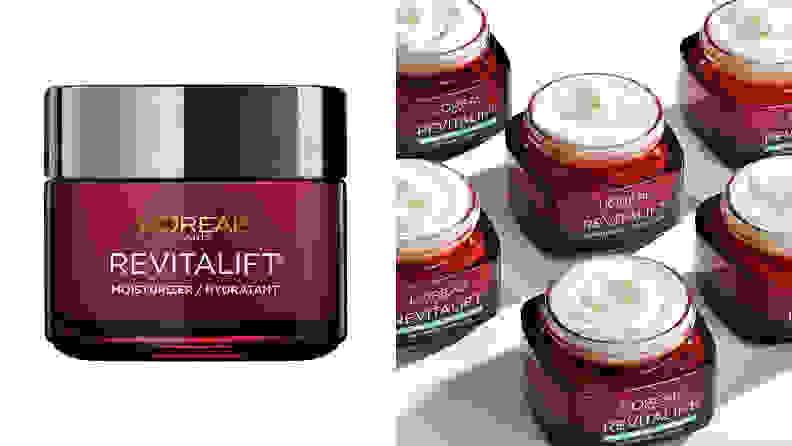 The L’oreal Revitalift Triple Power Anti-Aging Moisturizer.