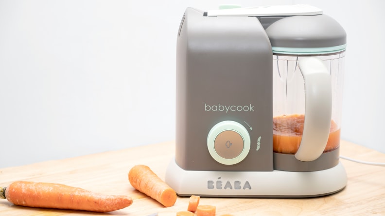 The Beaba Babycook 4-in-1 produces great baby food from start to finish.