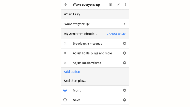 Google Home Wake Everyone