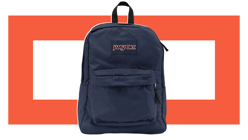 A Jansport backpack