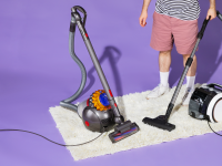The Dyson Big Ball Multifloor and Miele Boost CX1 on carpet