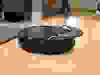 The iRobot Roomba Combo Max 10 retracting its mop