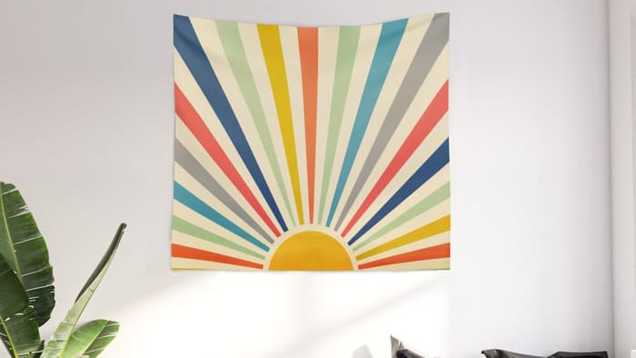 Rainbow tapestry