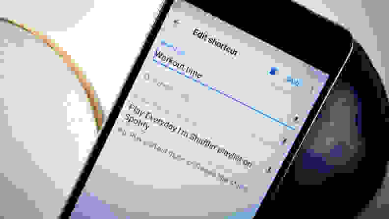 A phone screen running Google Assistant