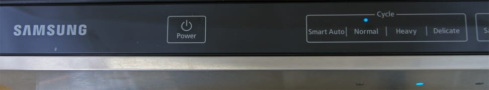 Samsung DW80F600UTS—Left Controls