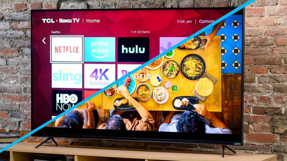 The 2019 TCL 6-Series and Vizio M Series Quantum, side by side