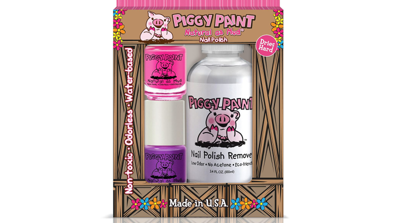 Piggy Paint nail polish and remover.