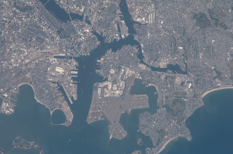 Boston from the ISS