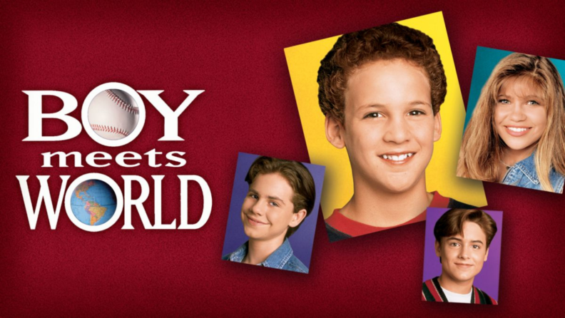 The principal cast of Boy Meets World.