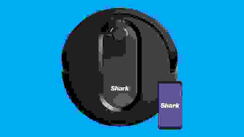 A shark robotic vacuum.