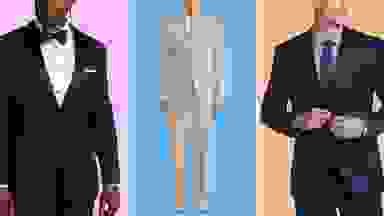 Three men wearing suits.