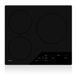 The Wolf CI243C/B 24-inch induction cooktop