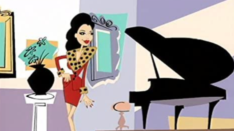 A still from the intro song to 'The Nanny.'