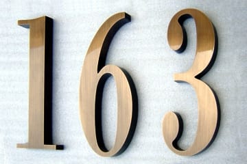 Bodoni Condensed Bronze Oxidized finish
