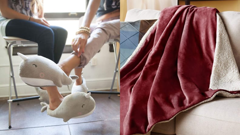 Heated Blanket and Slippers